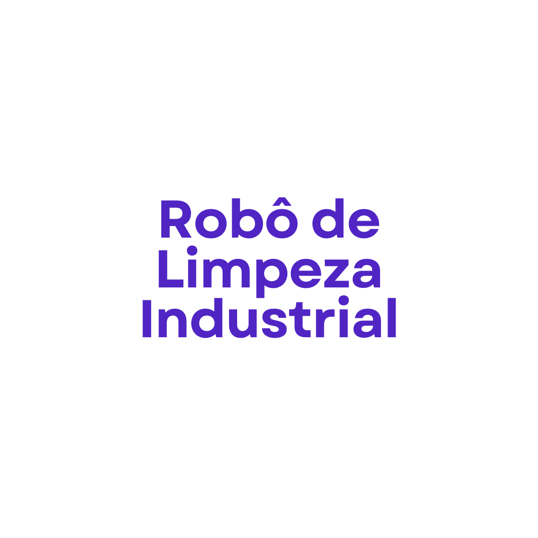 Robô Limpeza Industrial